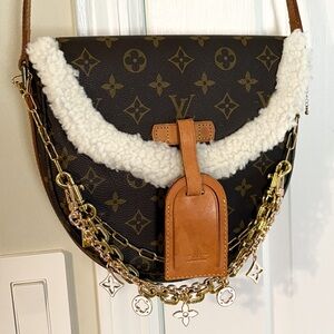 Louis Vuitton shearling chantilly
